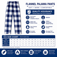 Pantalon de pyjama décontracté en flanelle pour femme, doux et chaud, à carreaux, pour l'automne et l'hiver, vente en gros