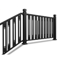 Rampe d'escalier moderne et simple en acier galvanisé pour villa, escalier, balcon – Installation facile, faible entretien, durable, résistant à la rouille