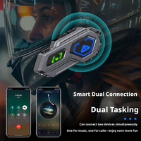 Auriculares para Motocicleta 5.3, 500M, Doble Conversación, IPX6 Impermeables, Reducción de Ruido CVC, Lámpara LED, HIFI Estéreo, Logotipo Personalizado, Intraaurales