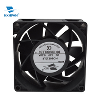 EC Axiallüfter 80x80x38mm Kugellager 70.000 Stunden Lebensdauer 110-220V Kunststoffblätter OEM ODM Luftkühlventilator