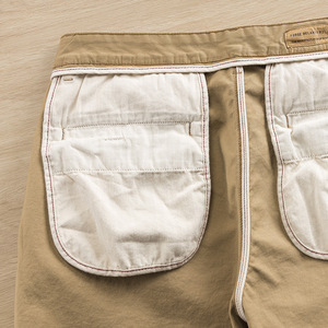 <span class=keywords><strong>Pantalon</strong></span> <span class=keywords><strong>de</strong></span> <span class=keywords><strong>travail</strong></span> printemps-automne en toile légèrement <span class=keywords><strong>extensible</strong></span>, kaki, durable, décontracté, style rétro américain, long, pour <span class=keywords><strong>homme</strong></span> - Product Image 3