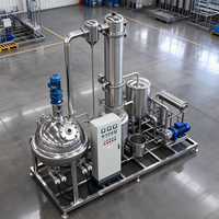 Fruit-sap, melk, zuivelproducten, vloeistofconcentratie, verwerkingsinstallatie, systeem, apparatuur, vacuümverdamper