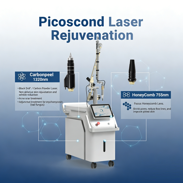 Aesthetic Medical Laser Equipment Fibroblast Machine for Skin Tags Removal Skin Tag and Mole Remover Picosecond Laser Source