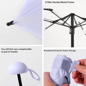 Nouvelle Tendance 2026 : Parapluie Portable Mini Capsule 5 Plis Léger et Personnalisable Anti-UV de Haute Qualité pour Femme - Product Image 3
