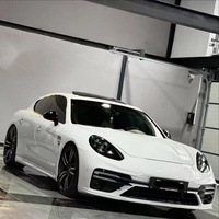 Kit de Carrocería Estilo Turbo S para Porsche Panamera 2009-2016, Actualización de 970 a 971 con Parachoques Delantero y Faros Nuevos