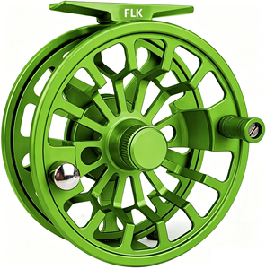 Carrete de Pesca con Mosca de Aluminio T6061 Mecanizado por CNC al por Mayor, Carrete de Pesca con Mosca de Bobina Grande 3/5 5/7 7/9wt con Sistema de Freno de Disco Suave B06 - Product Image 1