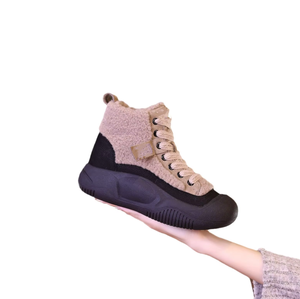 Ultimi <span class=keywords><strong>Stivali</strong></span> Invernali da Donna con Suola Spessa e Imbottitura in Cotone, Modello alla Caviglia - Product Image 5