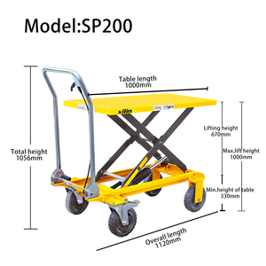 미니 리프트 200kg 수동 유압식 오토바이 리프트 테이블 - Product Image 6