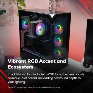 Ordinateur de bureau iBUYPOWER Element Gaming PC Intel Core i7 RTX 5070 12 Go 32 Go DDR5 1 To de stockage - Product Image 4