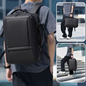 Sac à dos pour homme extensible et simple, grande capacité, résistant à l'eau, pour ordinateur portable et voyage, vente en gros - Product Image 5