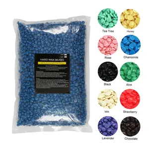 Salon use skin care professional depilatory hard wax beans 1KG for hair removal