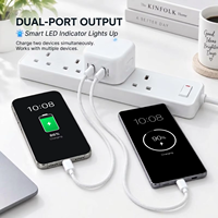Adaptor Charger 40W PD Fast Charger Tipe C Dual Port Adaptor Daya Dinding Portabel Pengisi Daya Ponsel untuk iPhone Grosir Kustom