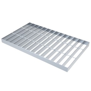 ตะแกรงเหล็กชุบสังกะสีแบบจุ่มร้อน 3.1 5.0 มม. แบบตัว T กันลื่น สำหรับฝาครอบรางระบายน้ำ บันได - Product Image 1
