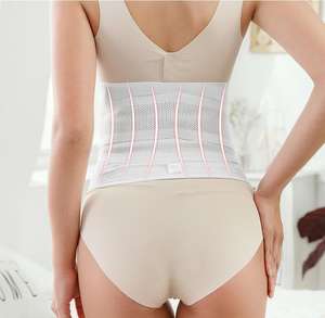Ceinture de maintien post-partum 2-en-1 en coton <span class=keywords><strong>pur</strong></span> pour le contrôle du ventre et le remodelage corporel, avec bande de compression abdominale et ceinture pelvienne pour la puerpérée - Product Image 3