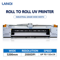 Impresora UV de 5.2m, Impresora Digital de Rollo a Rollo para Publicidad, 1200dpi, Impresora Industrial Multifuncional de Alta Precisión