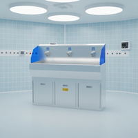 Machine automatique de nettoyage des semelles de chaussures avec brosses rotatives pour l'hygiène des entrées d'usine et la prévention de la contamination