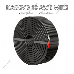 NAOEVO 18 Gauge 3-core Stranded PVC <b>Electrical</b> <b>Wire</b> 12V Low Voltage Tinned Oxygen-Free Copper Flexible Automotive Marine Cable - Product Image 2