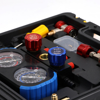 Good Quality Pressure Measuring Instrument Test Manifold Gauge Set 4 Way Digital Manifold Gauge Sets