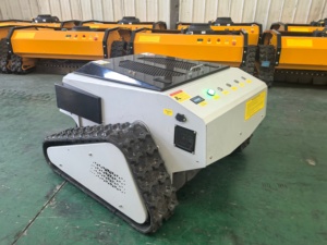 Nouvelle <span class=keywords><strong>tondeuse</strong></span> à gazon électrique télécommandée avec châssis relevable pour entreprises de terrassement, homologuée CE - Product Image 2