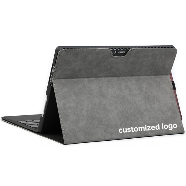 Custom Logo Tablet Sleeve Case Shockproof Tablet Keyword Cover Case for Surface iPad Samsung Galaxy TPU Shall with Stand