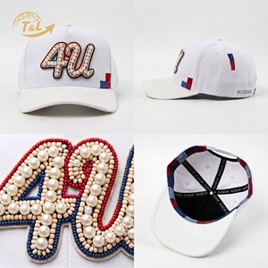 หมวกแก๊ปเบสบอล T&L ทรงโค้ง 5 ชิ้น ผ้าฝ้าย 100% ปรับขนาดได้ ติดกระดุมแบบ Snapback ลายนูน/พิมพ์ดิจิทัล สำหรับผู้ใหญ่ทุกเพศ หลายสไตล์ - Product Image 2