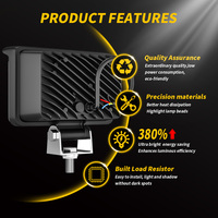 Nouveau projecteur combiné carré DXZ 5 pouces 12V DRL 4x4 LED laser pour voiture tout-terrain, éclairage de travail et de route CE ROHS 90W