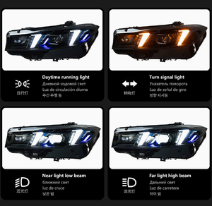 ไฟหน้าเลเซอร์แบบ Snake Eyes สำหรับรถยนต์ซีรีส์ 3 รุ่น G20/G28 ปี 2023-2025 12v 36W 6000 lm 6000K LED ใหม่ ใช้ได้กับรถยนต์ทั่วไป ติดตั้งง่ายแบบ Plug & Play - Product Image 3