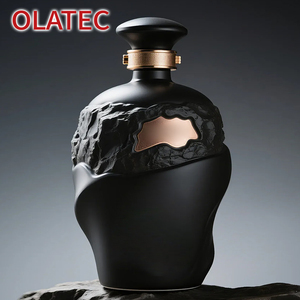 Botellas de Licor de Vidrio de Lujo OLATEC, Envases de Bebidas Alcohólicas con Diseño Personalizado Premium para Whisky, Vodka, Ginebra - Product Image 4