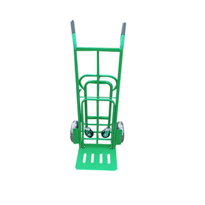 HT1824 Folding Handcart 1270x600x560mm Three-Wheel Steel <b>Foldable</b> 250kg Capacity Hand-Pushed Warehouse <b>Cart</b> - Product Image 4
