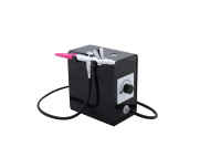 Machine à aérographe carrée professionnelle pour nail art, maquillage, pulvérisateur à alimentation par gravité, décoration de gâteaux, projets créatifs, haute qualité, 1 kg