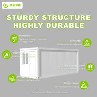 Expédition immédiate : Nouvelle maison conteneur pliable 20 pieds avec structure en acier galvanisé pour jardin, studio ou abri de jardin