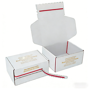 Boîte d'expédition en carton avec logo personnalisé, bande de fermeture éclair, bande adhésive pour <span class=keywords><strong>l</strong></span>'envoi commercial, bande de déchirure, boîte d'expédition auto-scellante - Product Image 3