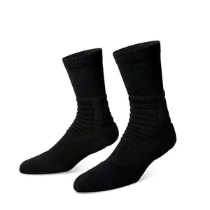 <span class=keywords><strong>EMMO</strong></span> Herren Gestrickte Baumwollmischung Atmungsaktive Antibakterielle Vier-Jahreszeiten Casual/Motion Basketball Team Sport Fahrradsocken - Product Image 1