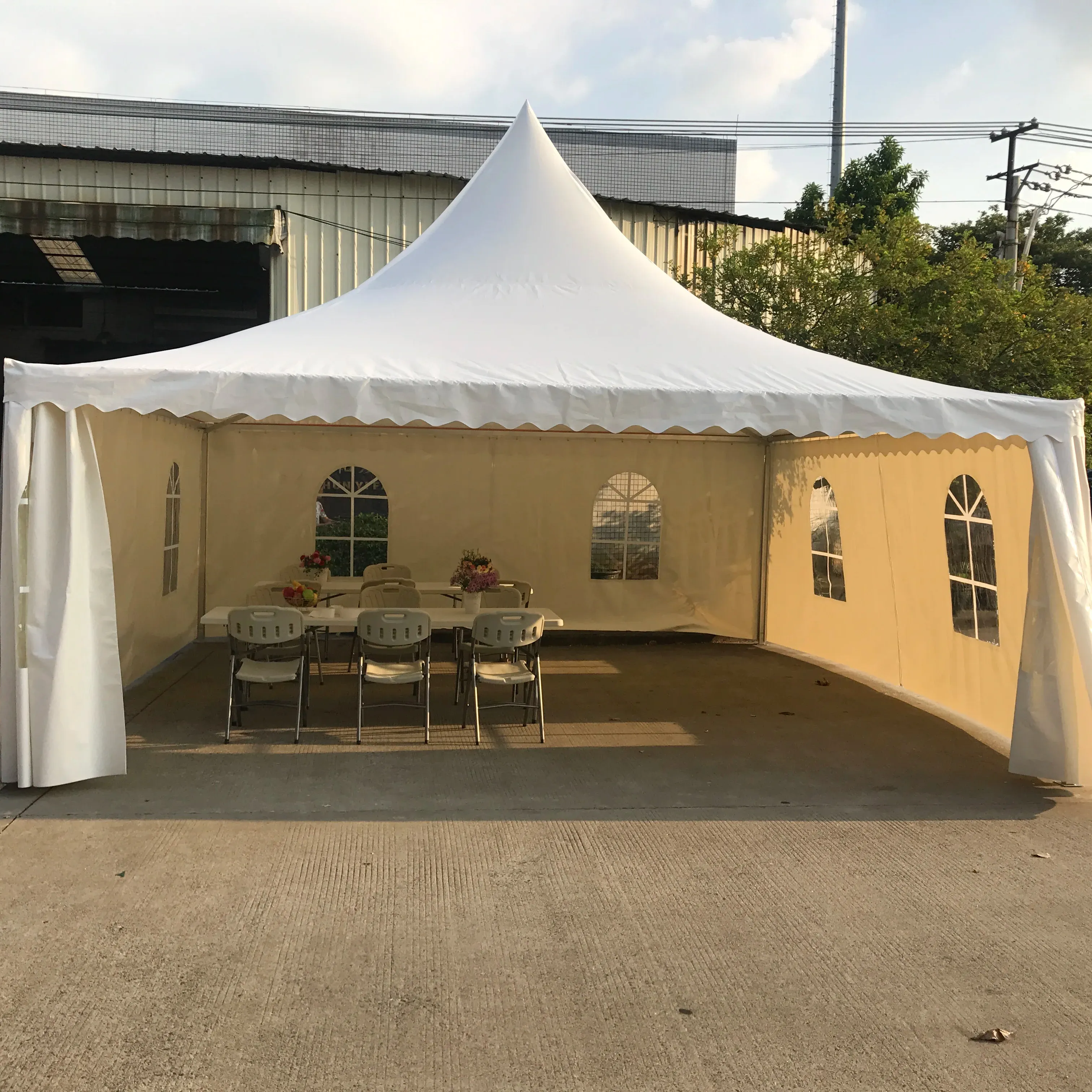 Doorzichtige Feesttenten En Tent Voor Buiten Bruiloftsfeest Permanent Outdoor Restaurant Tent Frame Tent 13X13 Outdoor Bedrijf Zelfs