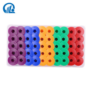 Tmg Colored Plastic Bobbins 100Pcs For Computerized Embroidery Machine <b>Sewing</b> Machine Parts - Product Image 3