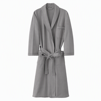 Peignoir en pur coton pour hôtel cinq étoiles, épais, pour homme et femme, vêtement de nuit automne-hiver, peignoir de bain en tissu bouclé pour couple