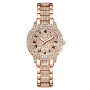 <span class=keywords><strong>Montre</strong></span> en or avec diamants glacés <span class=keywords><strong>Bracelet</strong></span> collier à quartz pour <span class=keywords><strong>homme</strong></span> plaqué or 18 carats avec cadran rond - Product Image 1