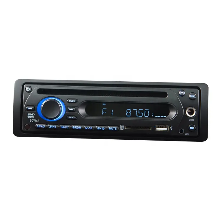 DC12-24V Bus Car DVD Radio Player 500G Hard Disk Reading By USB FM Microphone AUX 2 Video Output 1 Audio Output Input