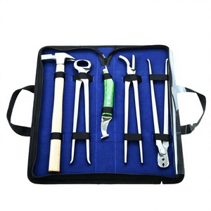 Professional Farrier Horse Hoof Shoeing <b>Tool</b> Kit Nail Clincher Puller Shoe Hammer Hoof Knife <b>Heavy</b> <b>Duty</b> 12 Inch Nipper Carry <b>Bag</b> - Product Image 1