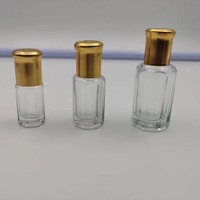 Conception irrégulière 3ml 6ml 12ml bouteille d'huile de parfum personnaliser bouteille de parfum unique bouteille de luxe ronde