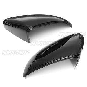 Paire de coques de rétroviseurs latéraux noires brillantes pour VW GOLF 7 MK7 MK7.5 GTI R GTE GTD 2013-2018 - Product Image 2