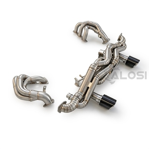 Válvula de Escape de Aleación de Titanio Compatible con Porsche 718 GT4 RS 4.0 2021, Sistema de Escape con Mejora Sonora Opcional, Colector de Escape - Product Image 3