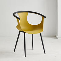 Chaise de bureau créative à dossier haut en plastique, pour la négociation et les loisirs, emballage postal Y