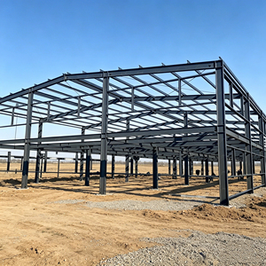 Kit de Construcción de Almacenes y Garajes Prefabricados de Estructura de Acero Pequeña con Servicio de Corte, Diseño Moderno, Grado Q355 - Product Image 4