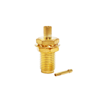 Precio bajo de fábrica Sma hembra Jack soldadura mamparo BH Rg405 086 Rf Cable coaxial conector coaxial conectores (RF) convertidor