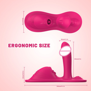 Cojín con Control Remoto Bluetooth, Dildo con Doble Vibración, Masturbador Femenino, Estimulación del <span class=keywords><strong>Clítoris</strong></span> y Punto G, Juguetes Sexuales para Adultos - Product Image 6