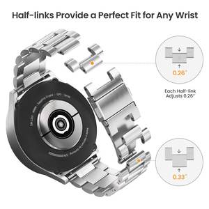 Correa de Reloj de Metal Ajustable de Liberación Rápida de 22 mm con Huawei GT6/GT5 42 mm 46 mm para <span class=keywords><strong>Hombre</strong></span> y Mujer, Correas de Reloj de Acero Inoxidable de Lujo - Product Image 5