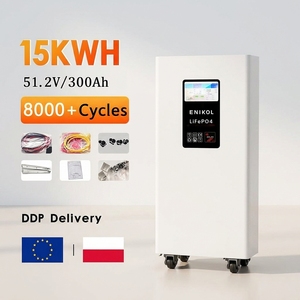 EU/PL Stock 7-inch Touchscreen 15kWh Mobile <b>Battery</b> 51.2v 300ah Energy Storage CE&IEC - Product Image 5