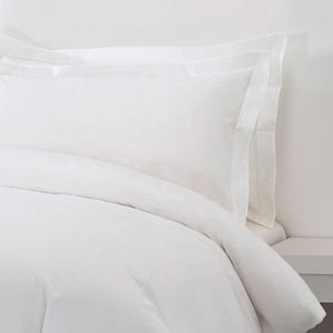 Biancheria da letto in cotone 100% bianco Premium <span class=keywords><strong>Set</strong></span> ineguagliabile morbidezza e lusso - Product Image 4