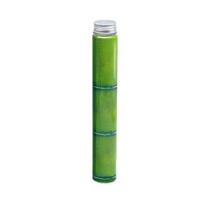 Bottiglie di plastica personalizzate a forma di bicchieri di bambù con tappi in alluminio perforati o Non perforati per bevande a base di succo - Product Image 6